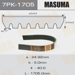 Ремень ручейковый MASUMA 7PK-1705