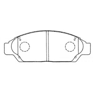 Колодки тормозные дисковые PF1260 SUMIMOTO