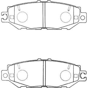 Колодки тормозные дисковые PF1326 KNR
