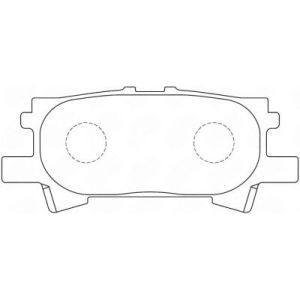 Колодки тормозные дисковые FBL PF1498/GP02250