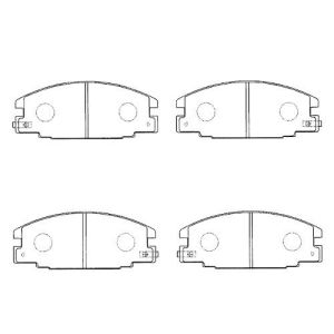 Колодки тормозные дисковые PF4196/GP04029 NKK