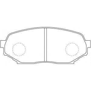 Колодки тормозные дисковые PF4257 FBK