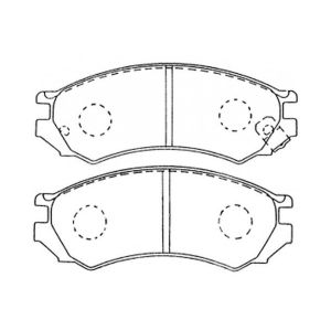 Колодки тормозные дисковые NIBK PN2188/PF2188/PF2359/GP01197