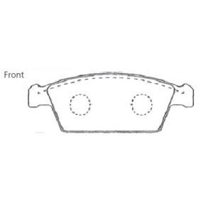 Колодки тормозные дисковые NISSHINBO PF-9183/SN553/AV182