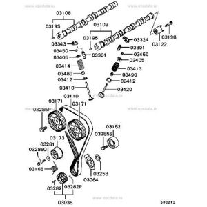 Шестерня коленвала MITSUBISHI MD356723