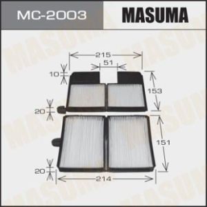 Салонный фильтр MASUMA MC-2003//AC-1880A/BRC-0515