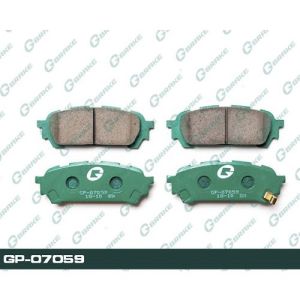 Колодки тормозные дисковые G-BRAKE GP07059/PN7801/PF7801