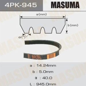 Ремень ручейковый MASUMA 4PK-945