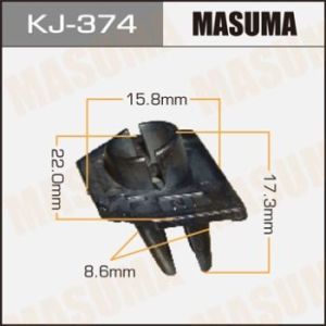 Клипса автомобильная (автокрепеж) MASUMA KJ-374