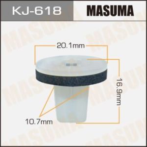 Клипса крепежная MASUMA  KJ-618
