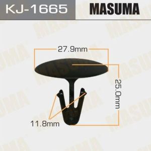 Клипса крепежная MASUMA KJ-1665