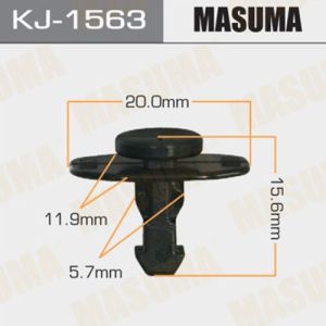 Клипса крепежная MASUMA KJ-1563