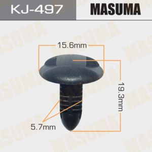 Клипса крепежная MASUMA KJ-497