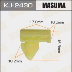 Клипса крепежная MASUMA  KJ-2430  пара к ней KJ-2429