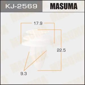 Клипса автомобильная (автокрепеж) MASUMA KJ-2569