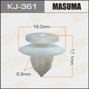 Клипса автомобильная (автокрепеж) MASUMA KJ-361
