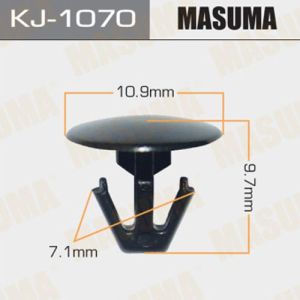 Клипса крепежная MASUMA KJ-1070