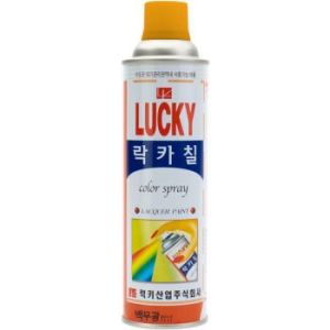 Краска-аэрозоль LUCKY золотая, 530мл