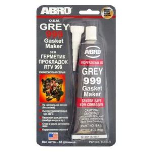 Герметик прокладка ABRO 999 силиконовый OEM, серый, США, 85гр