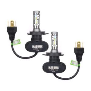 Лампы светодиодные Masuma LED H4 6000K 4000Lm P43T, Комплект 2шт