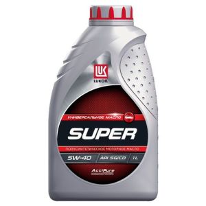 Масло моторное ЛУКОЙЛ Супер 5W40 SG/CD полусинтетика 1л