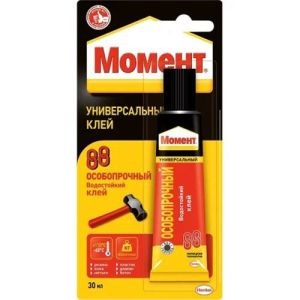 Клей «Момент 88» Универсальный Особопрочный, туба 30мл