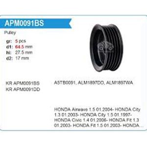 Шкив генератора Krauf APM0091BS/31141-PWA-004