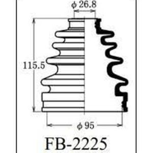 Пыльник привода внутренний OHNO 5-825 FB2225/04438-60010