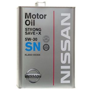 Моторное масло Nissan 5W30 SN синтетика 4л KLAN5-05304