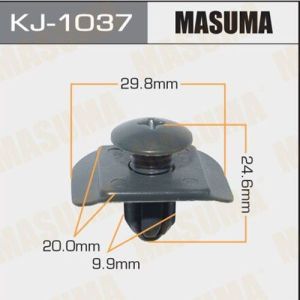 Клипса крепежная MASUMA KJ-1037