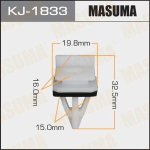 Клипса крепежная MASUMA KJ-1833