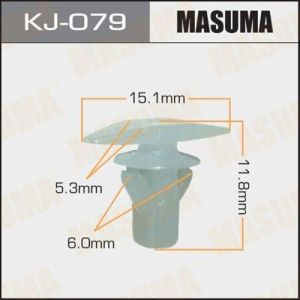 Клипса автомобильная (автокрепеж) MASUMA KJ-079