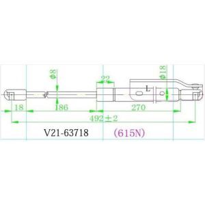 Амортизатор багажника JETT V2163719  RH