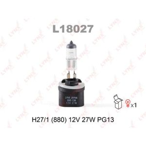Лампа LYNXauto L18027  H27W/1 12V PG13  880