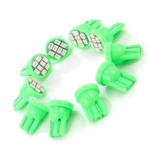 Светодиодная лампа для а/м T10-1206-8SMD 12V/зеленый