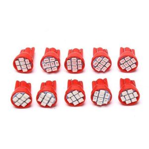 Светодиодная лампа для а/м T10-1206-8SMD 12V/красный