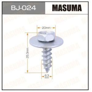 Саморезы MASUMA 6х20мм (под ключ 10мм) набор 10шт