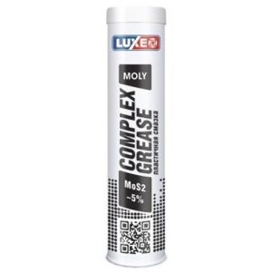 Смазка пласт. LUXE Complex Moly (MoS2) черная 400гр