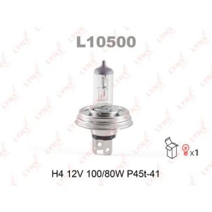 Лампа H4 LYNXauto L10500 12V 100/80W P45T-41