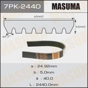 Ремень ручейковый MASUMA 7PK-2440  VK56VD, VK56DE