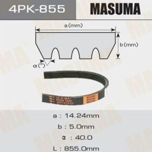 Ремень ручейковый MASUMA 4PK-855