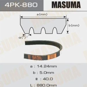 Ремень ручейковый MASUMA 4PK-880