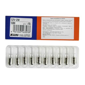Лампа дополнительного освещения Koito  12V 2W T8.5
