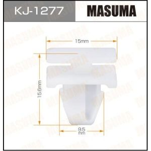 Клипса крепежная MASUMA KJ-1277