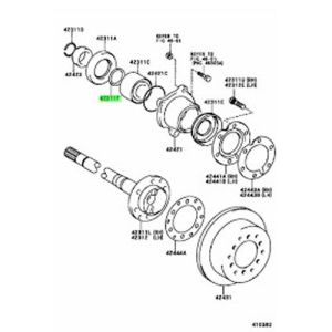 Шайба металлическая TOYOTA 90208-40002