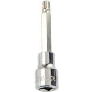 Насадка SATA 1/2". M- 12 звезд. Удлиненная 100мм