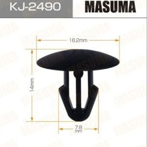 Клипса автомобильная  MASUMA KJ-2490