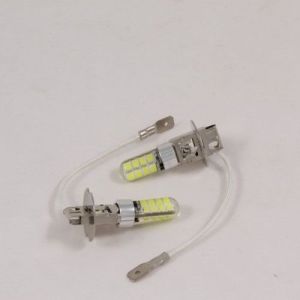 Лампа светодиодная H3 16SMD 3030, силикон, белая, 12-24В