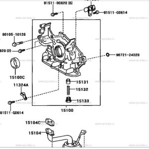Кольцо уплотнительное 0903, NOK TKK-CO0017-T2/ 9672124020