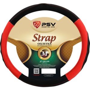 Оплётка на руль PSV STRAP Fiber (Черно-Красный) М